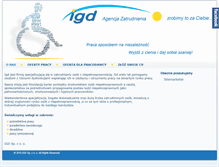 Tablet Screenshot of igd.waw.pl